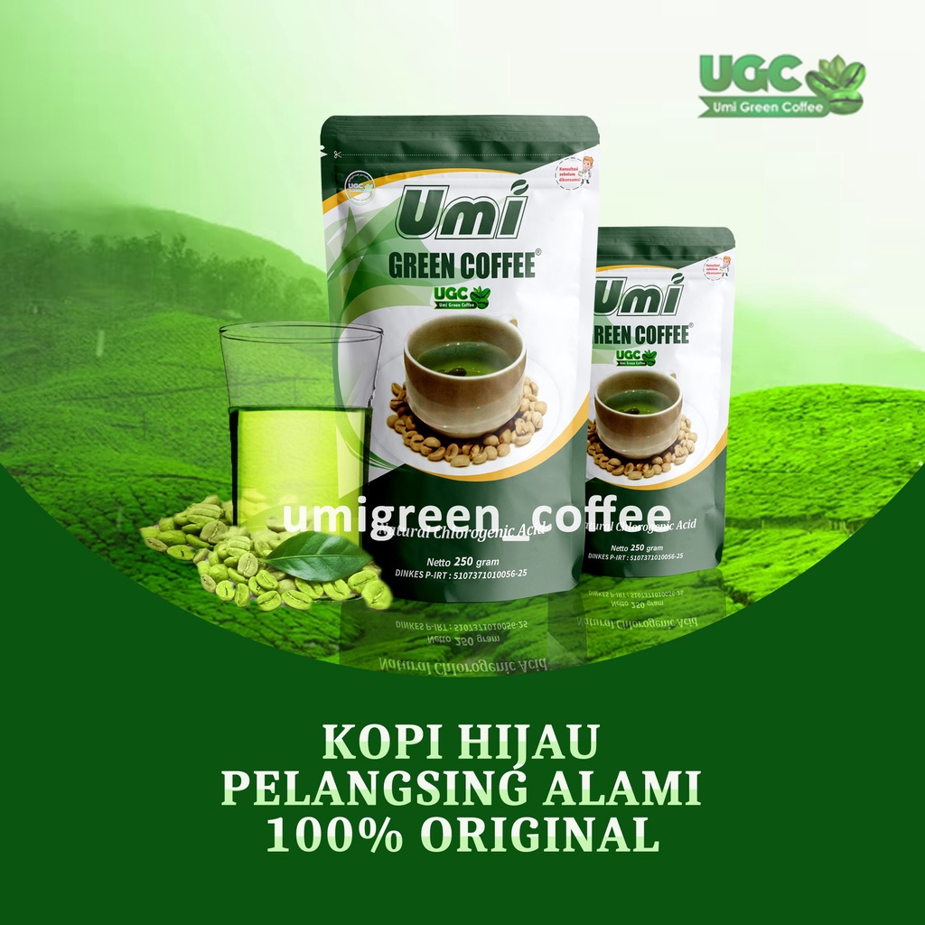 Jual Umi Green Coffee 100 Pcs Shopee Indonesia