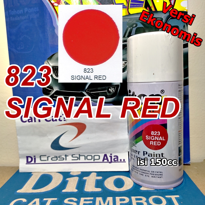 Jual Cat Pilox DITON Signal Red 823 150cc Warna Merah Signal Murah