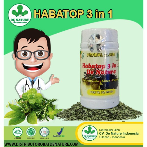 Jual HABATOP 3 In 1 Kapsul Peningkat Imun Tubuh Obat Kolesterol