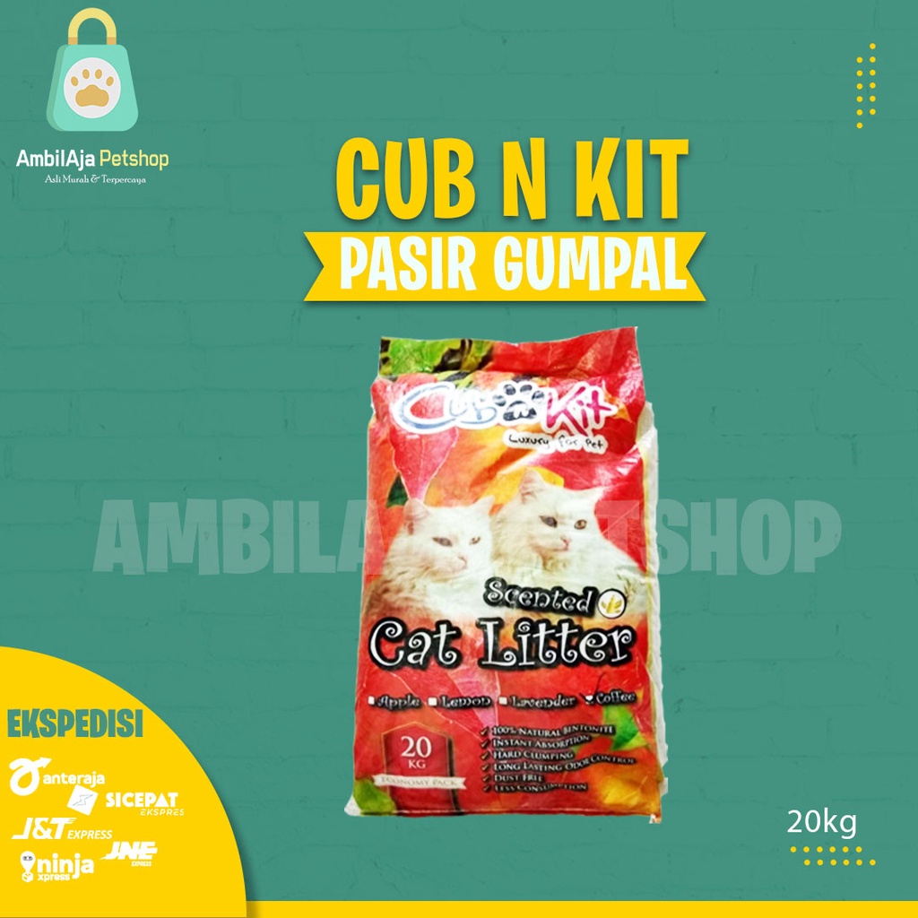 Jual Pasir Kucing Cub N Kit Top Markotops Pawsitive Toto 25L 20Kg