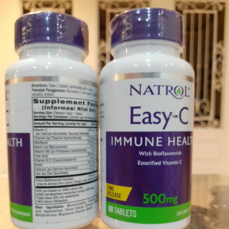 Jual Natrol Easy C Mg Tablets Shopee Indonesia