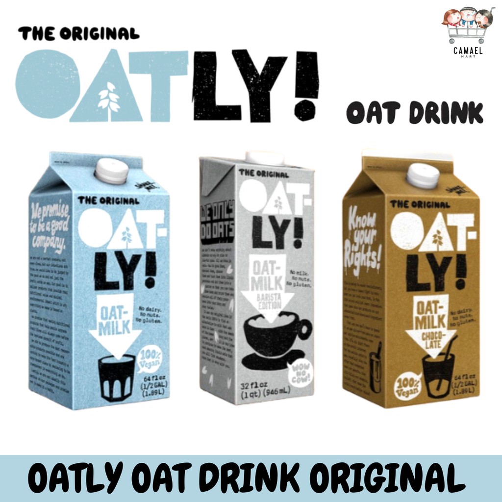 Jual The Original Oatly Oat Milk L Original Barista Chocolate Oat