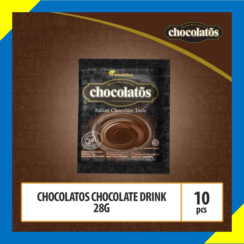 Jual Chocolatos Drink Minuman Coklat By Garudafood Renceng Isi