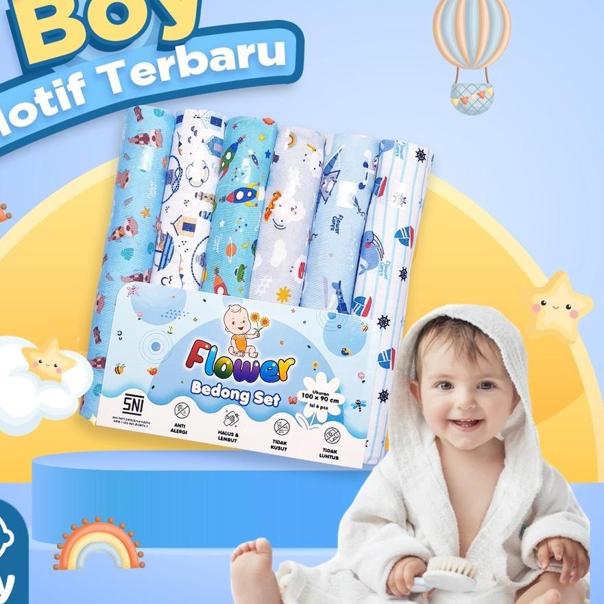 Jual Kain Bedong Bayi Jumbo Lembut Bahan Kaos Sni Ukuran X Isi