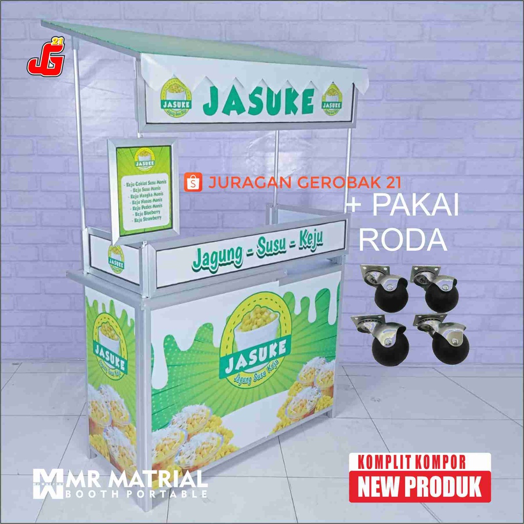 Jual Booth Portable Komplit Kompor Gerobak Meja Lipat Shopee Indonesia