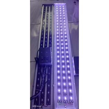 Jual Lampu Tanning Arowana LED Hpl Panjang 120cm 3 Baris 90wat Warna