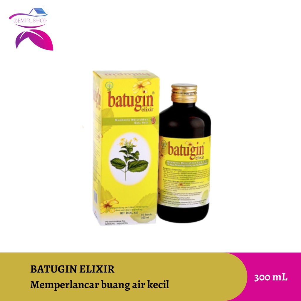 Jual Batugin Elixir 120 ML 300 ML Membantu Meluruhkan Batu Ginjal