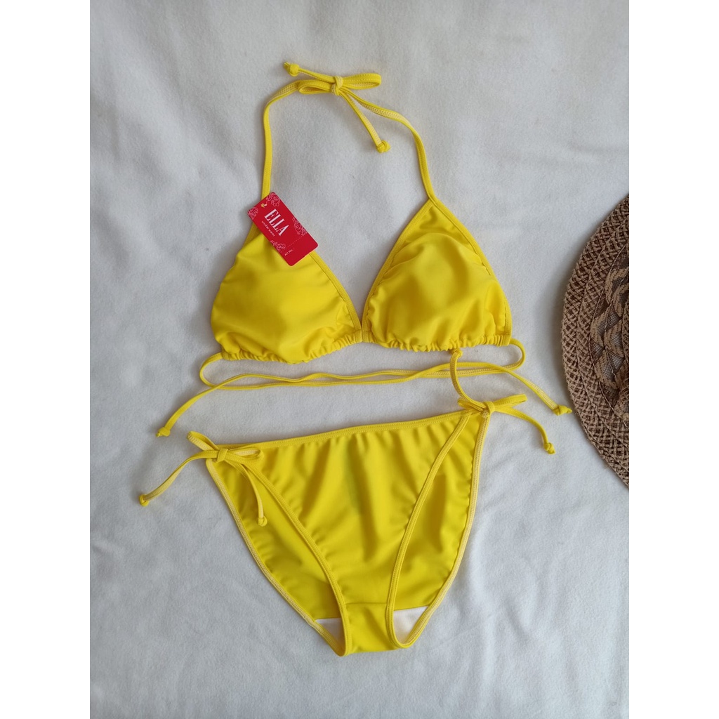 Jual BK RXO WARNA KUNING BIKINI PANTAi SEGITIGA WITH FOAM