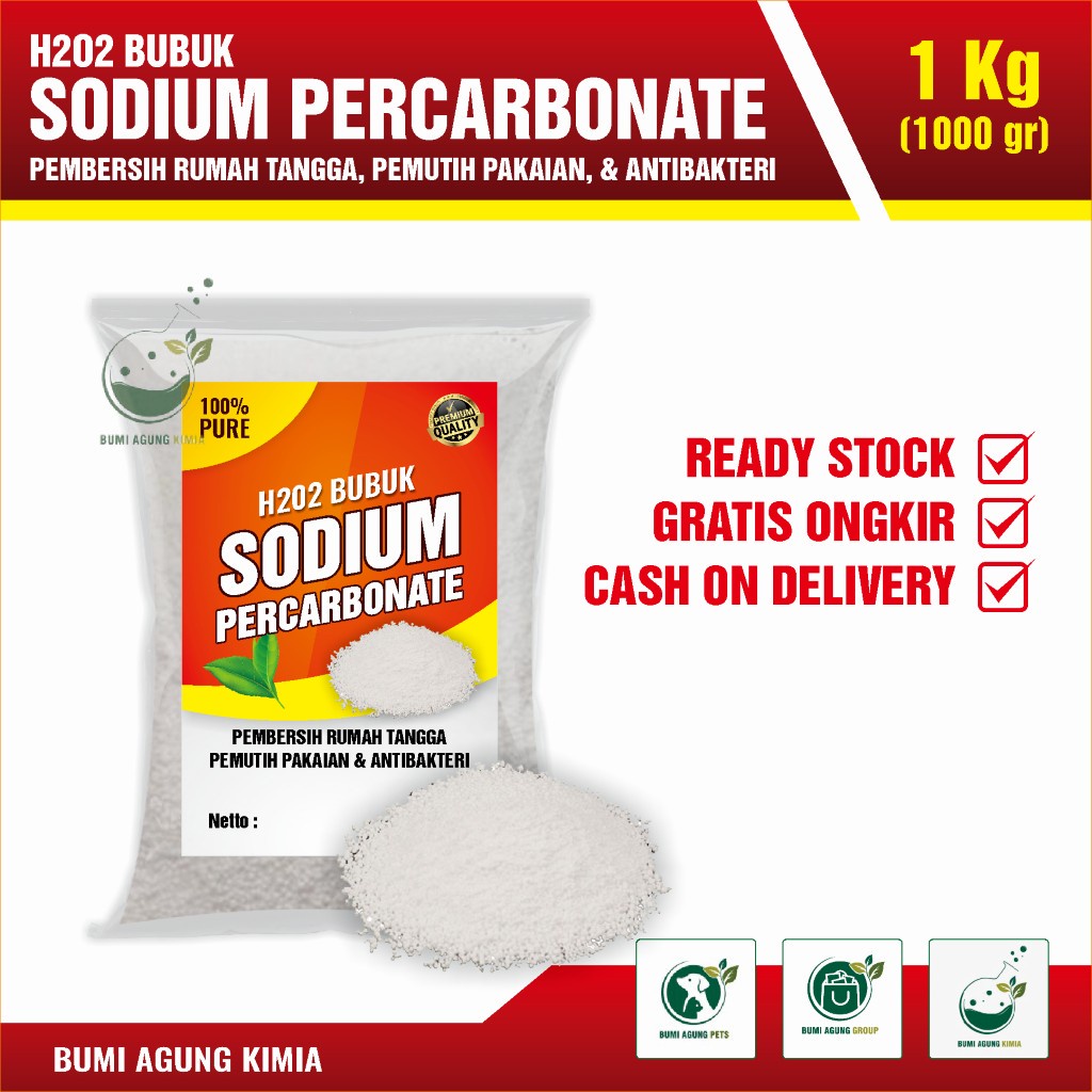 Jual SODIUM PERCARBONAT OXY POWDER DETEGENT CLEANER BAJU BERJAMUR 1KG