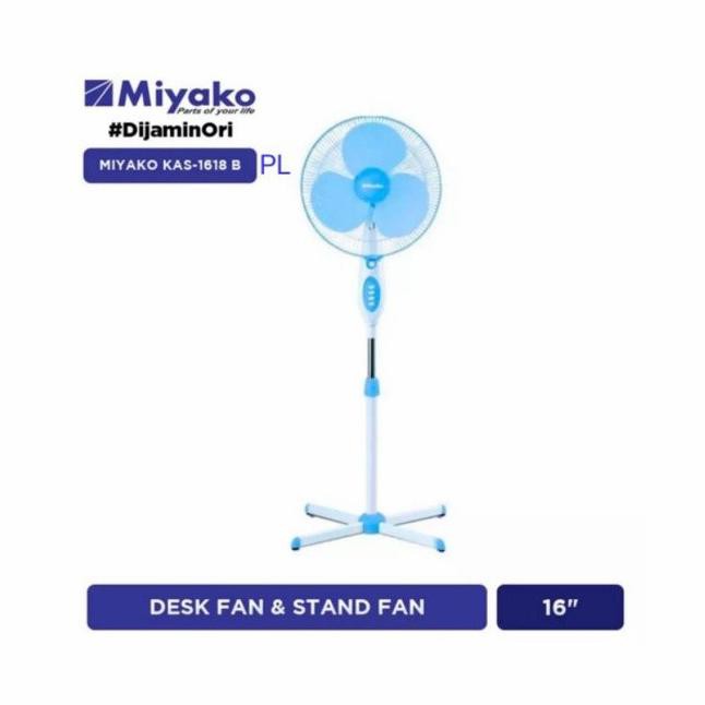 Jual Miyako Kas 1618 B Kipas Angin Berdiri Stand Fan 16 Inch