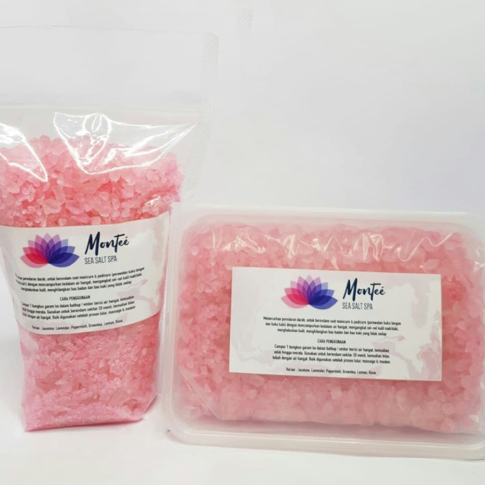 Jual Salt Bath Garam Pedicure Spa Rumahan Montee Sea Salt Spa