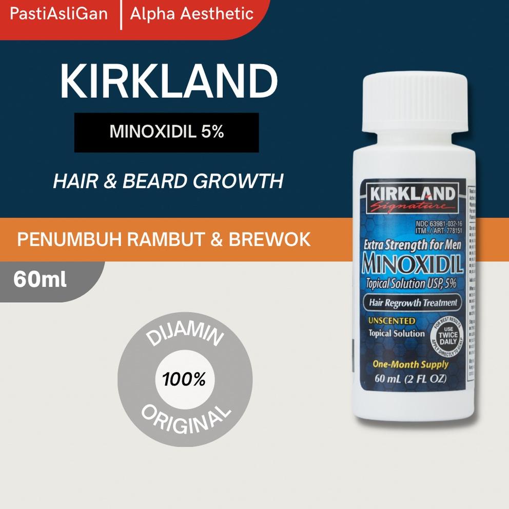 Jual Minoxidil Kirkland Minox Penumbuh Rambut Brewok Alis Kumis Hair