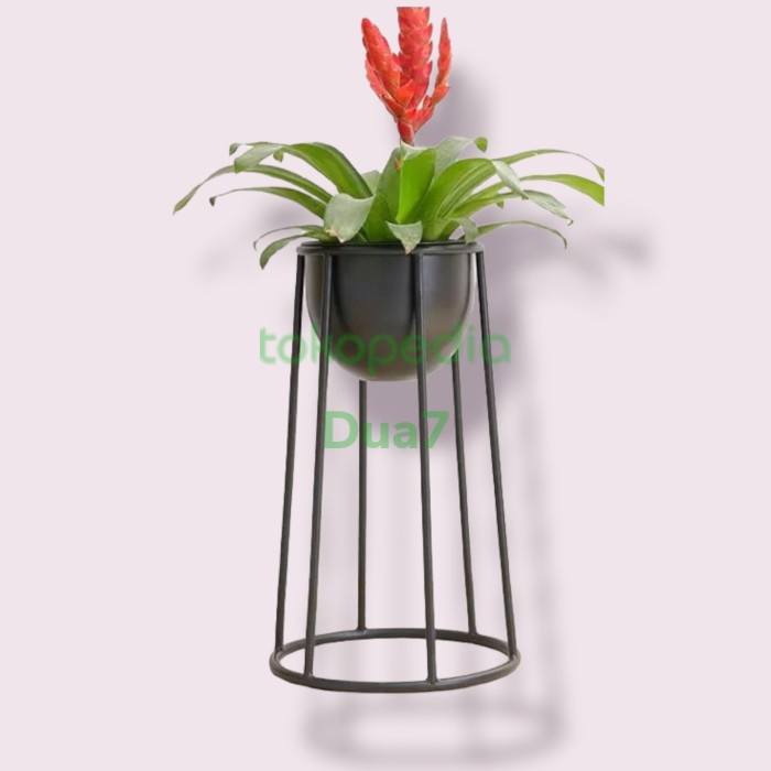 Jual Standing Pot Besi Ukuran 20cm Dudukan Pot Planter Dekorasi