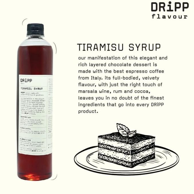 Jual Dripp Tiramisu Syrup Sirup Rasa Tiramisu Shopee Indonesia