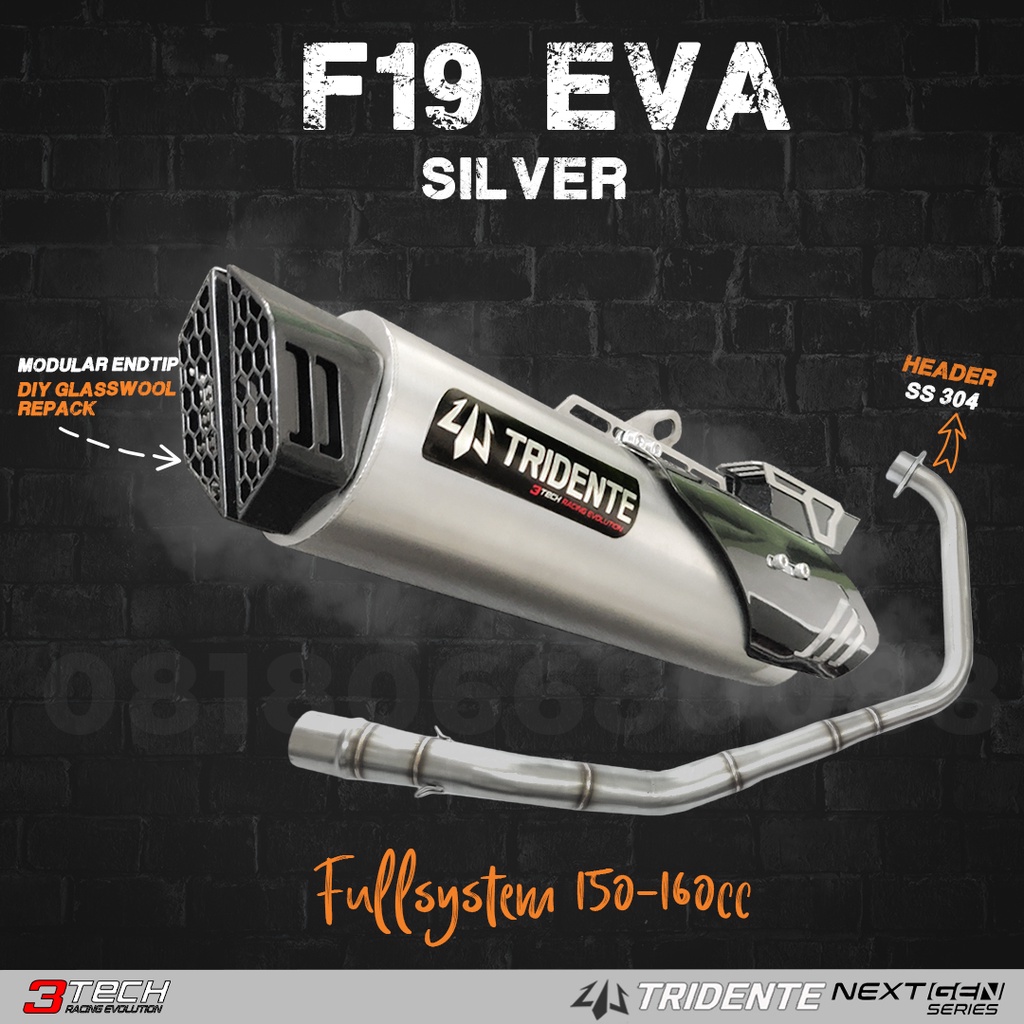 Jual Knalpot Suara Tridente F Eva Nextgen Series Untuk Motor