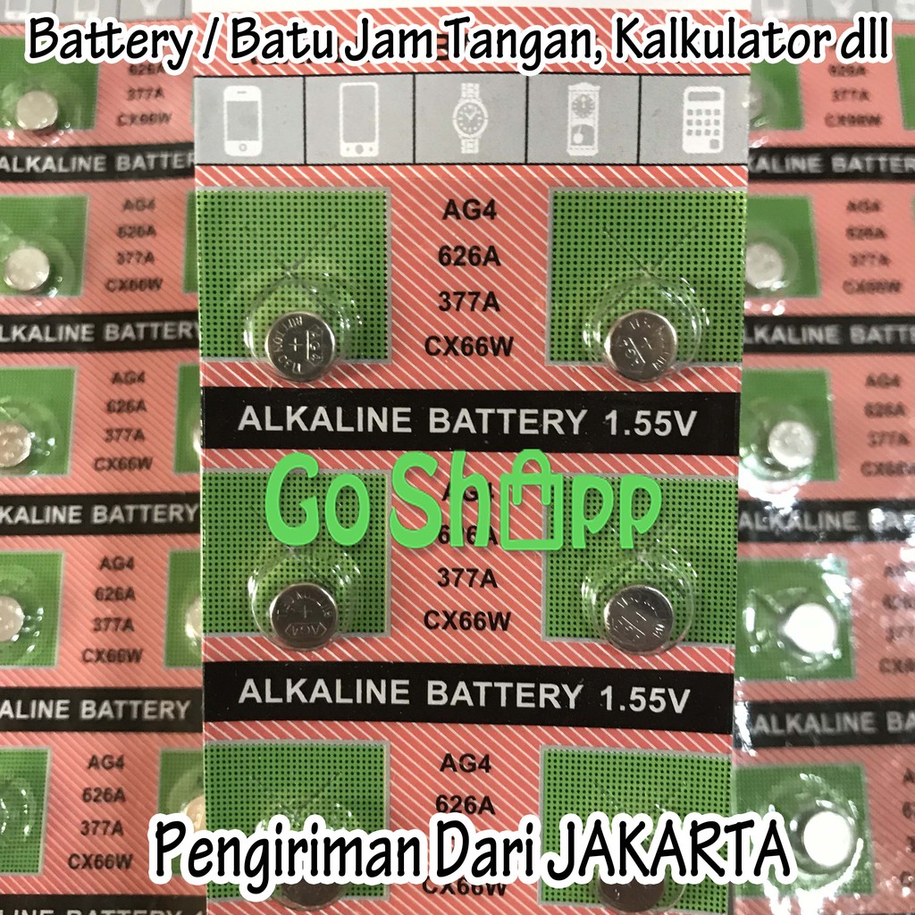 Jual JAKARTA Battery Jam Tangan Baterai Jam Tangan Batu Baterai