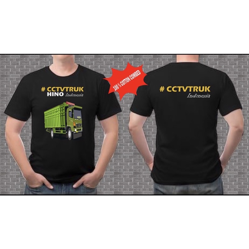 Jual Kaos Truk Hino Hijau Cctv Truk Indonesia Shopee Indonesia