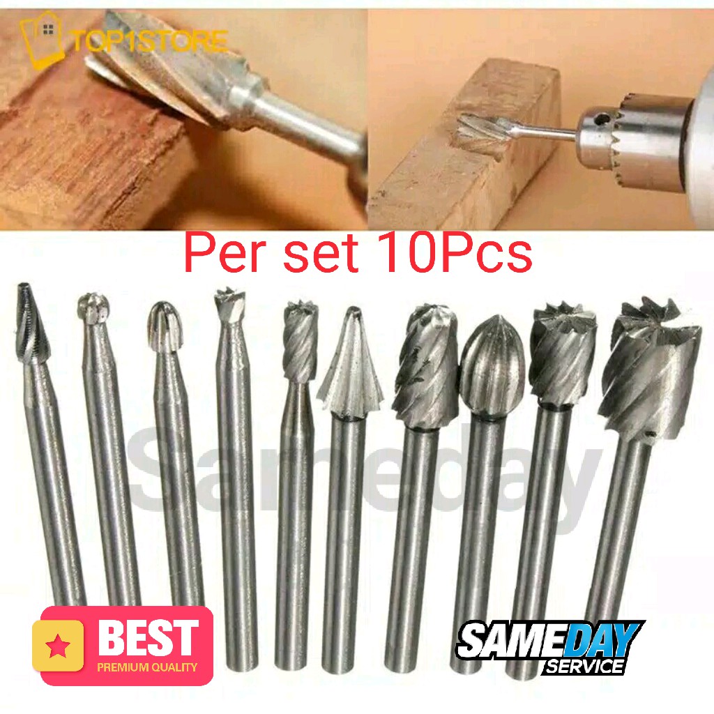 Jual Mata Bor Gerinda Kikir Ukir Mini Drill Rasp Tuner Hss Tungsten