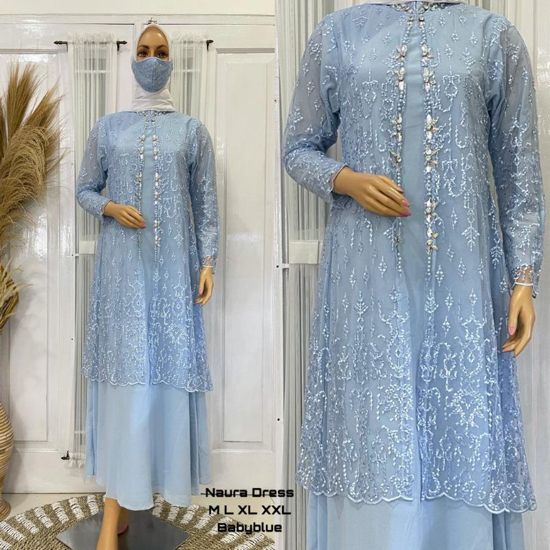 Jual GAMIS YASMIN DRESS PAYET PREMIUM GAMIS CERUTY MIX PAYET DRESS