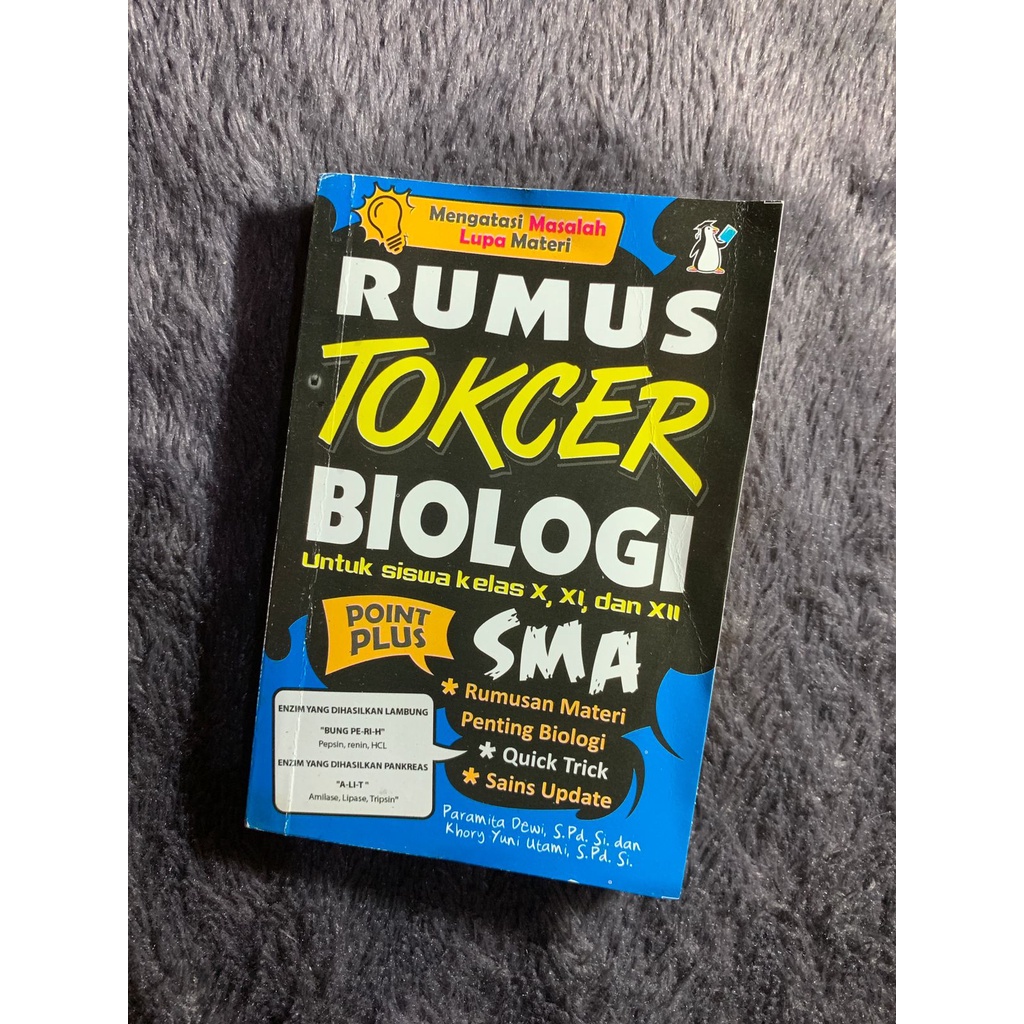 Jual Buku Kumpulan Rumus Pocket Book IPA Matematika Fisika Kimia