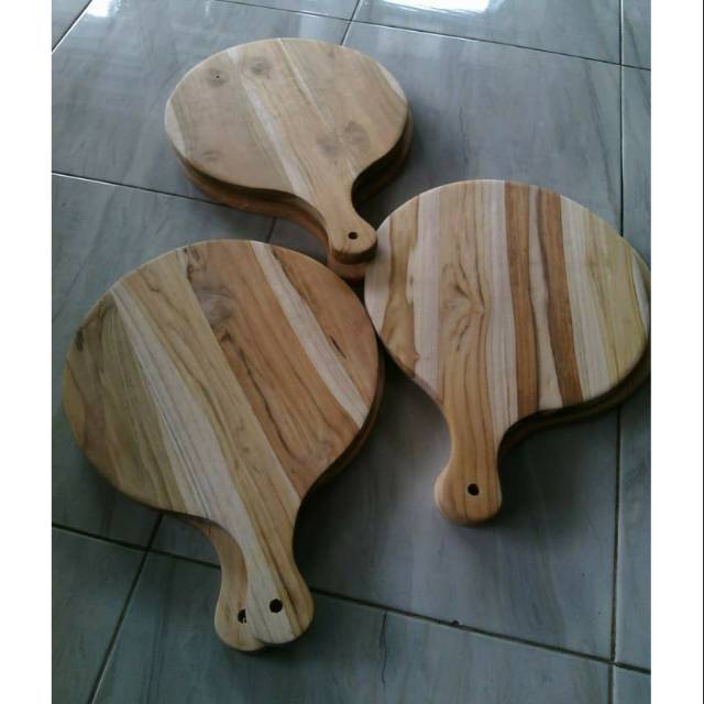 Jual Talenan Kayu Jati 41 5 X 30cm Wooden Cutting Board Talenan