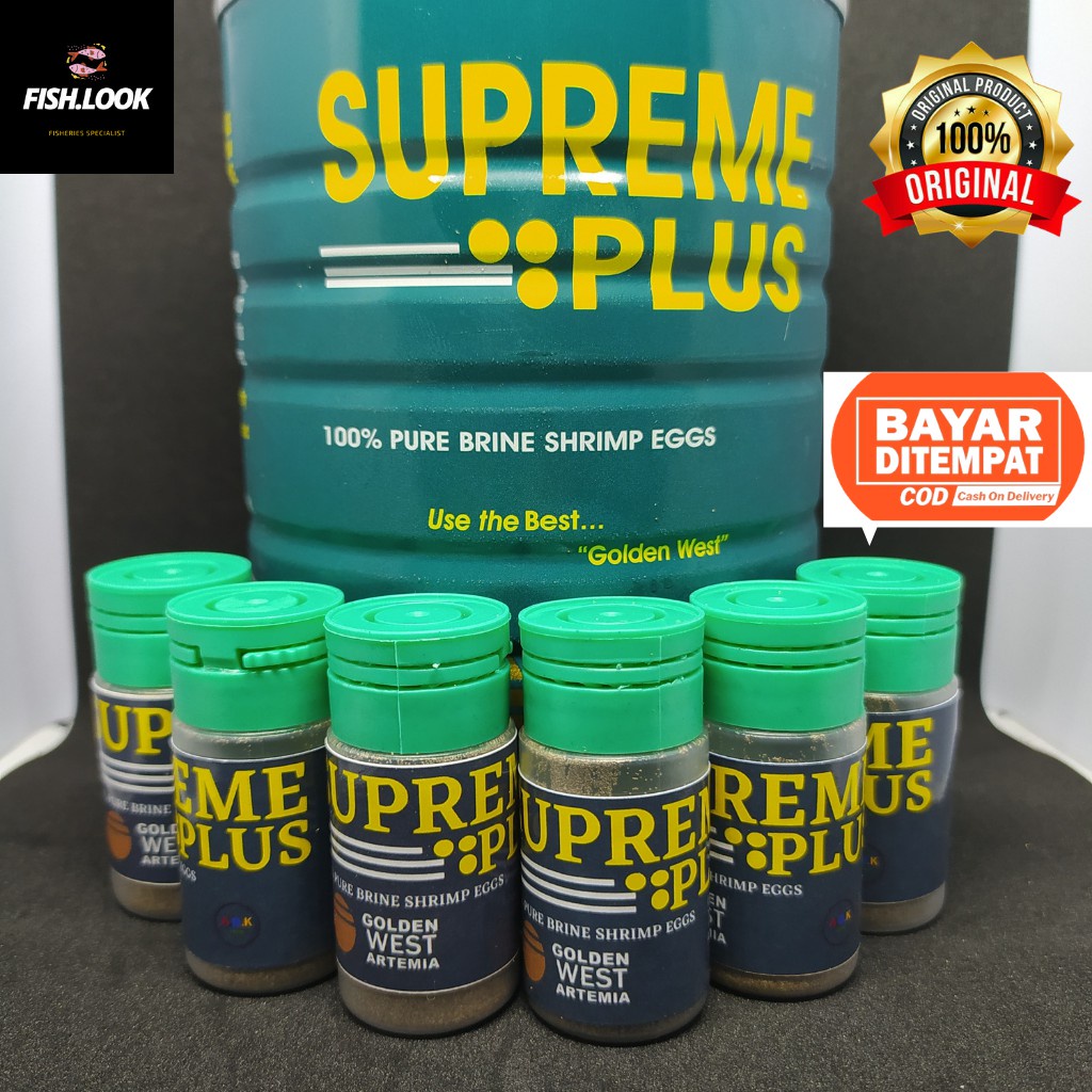 Jual Artemia Supreme Plus Gram Supremeplus Golden West Kultur Gram