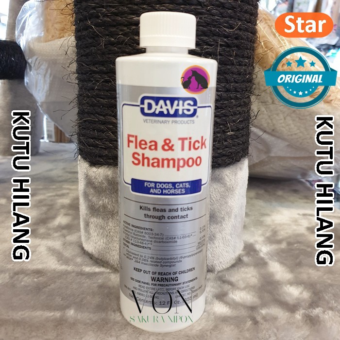 Jual Davis Flea And Tick Shampo Kutu Anjing Kucing Shampoo Obat Kutu