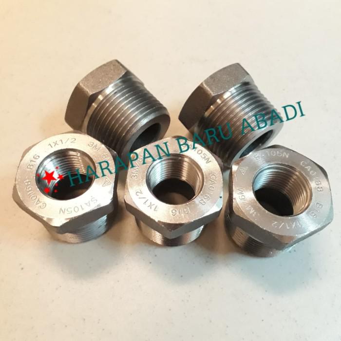 Jual Bushing Vlock Ring Besi Class Drat X Inch Shopee