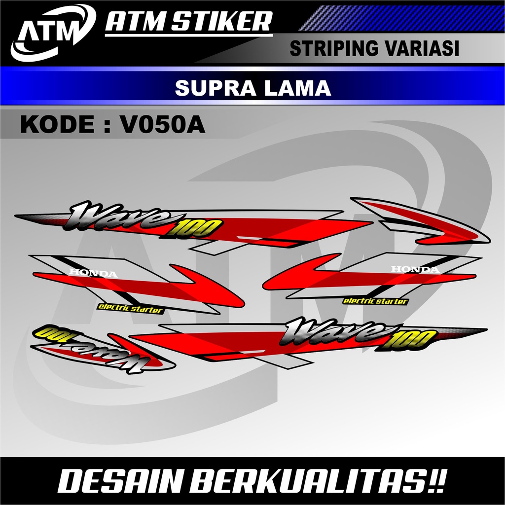 Jual Stiker Striping Motor Honda Supra Lama Supra X Lama Supra Fit