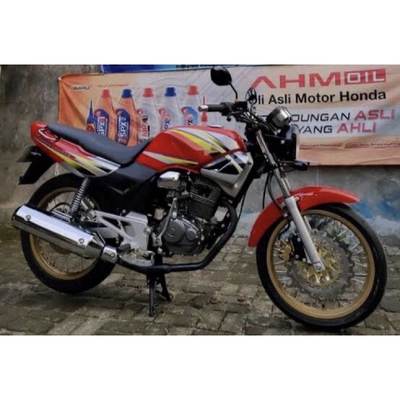 Jual Original Nos Striping Honda Tiger Tilas Cw Milenium Merah