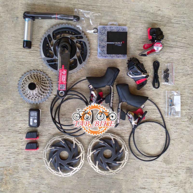 Jual Groupset SRAM Red ETAP AXS HRD 2 X 12 Speed Hydraulic Disc Brake