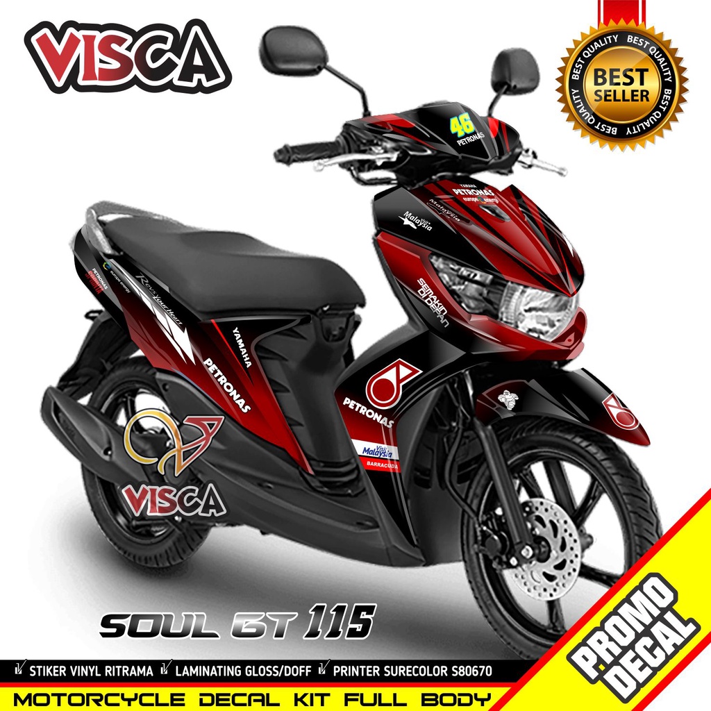 Jual Decal Soul Gt Full Body Stiker Soul Gt Full Body Striping