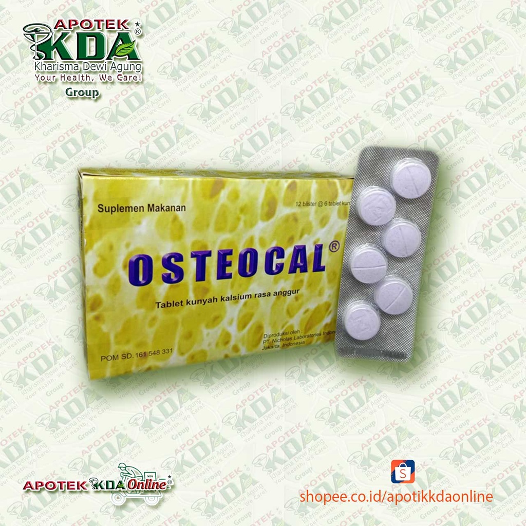 Jual Osteocal Box Menjaga Kesehatan Tulang Dan Gigi Vitamin Dan