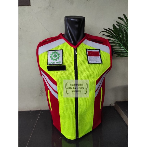 Jual Rompi Safety K Rompi K Rompi Proyek Bahan Jala Double Mess