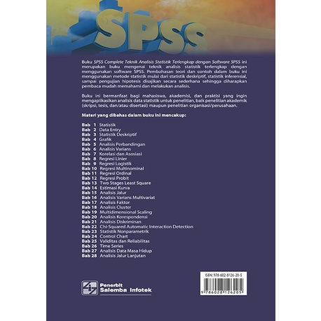 Jual Database Buku Original Spss Complete Edisi Teknik Analisis