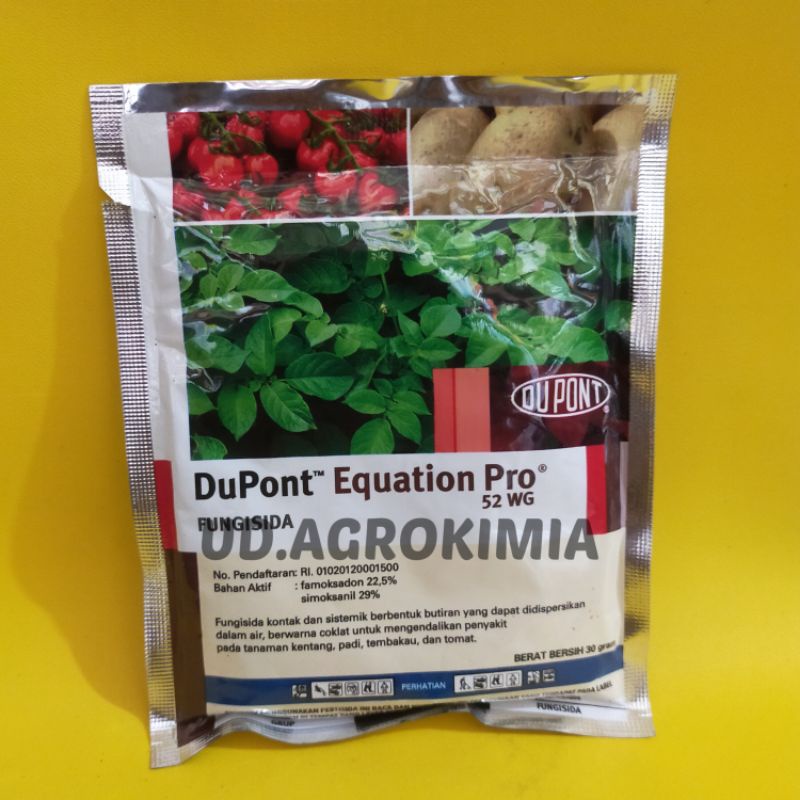 Jual FUNGISIDA DUPONT EQUATION PRO 52WG 30GRAM Shopee Indonesia