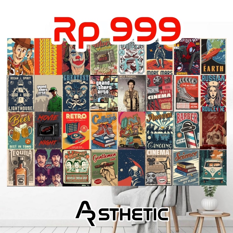 Jual Minimal Pesan Poster Poster Dinding Aesthetic Poster