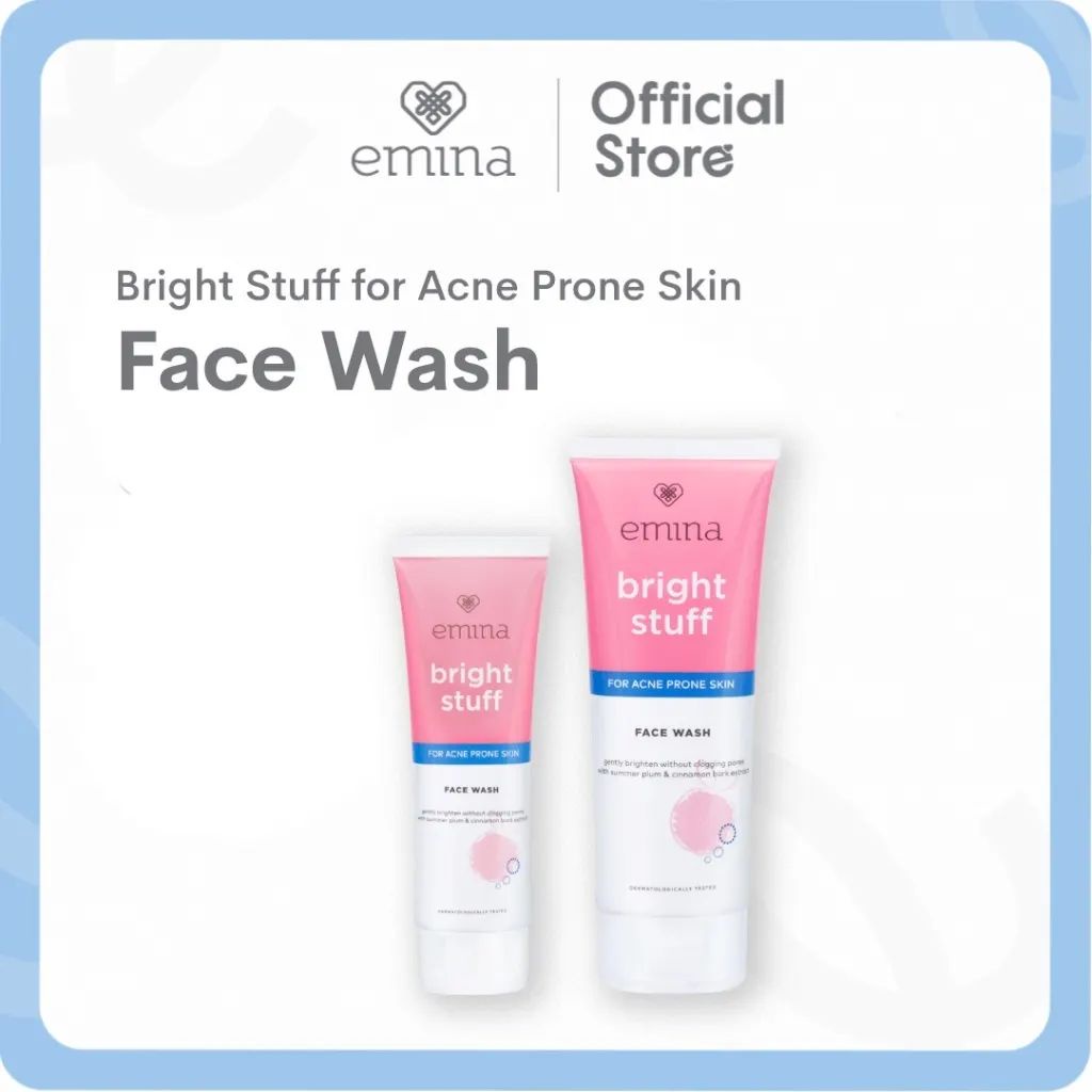 Jual Emina Bright Stuff For Acne Prone Skin Face Wash Emina Bright