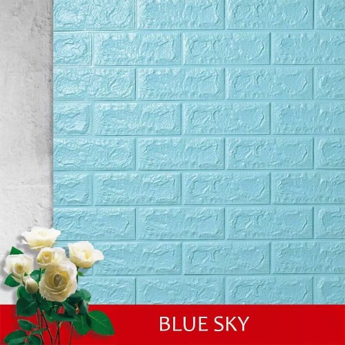 Jual Wallpaper D Brick Foam Bata Putih Cm X Cm Wall Stiker Dinding