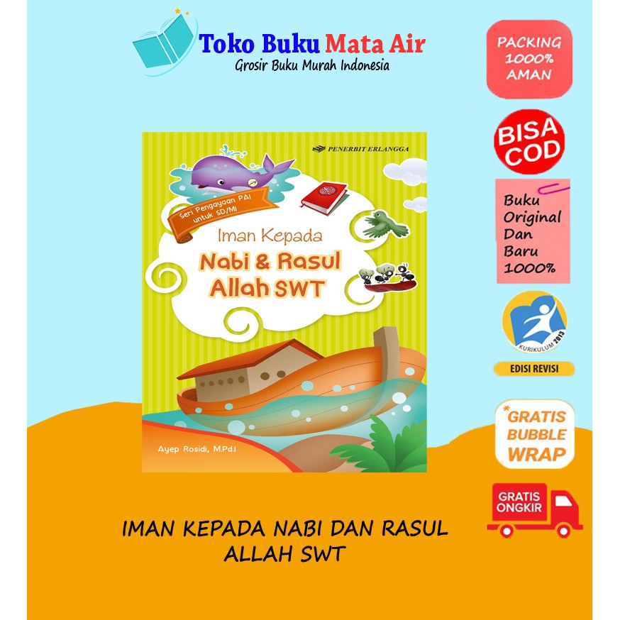 Jual Seri Pengayaan Pai Untuk Sd Mi Iman Kepada Nabi Dan Rasul Allah