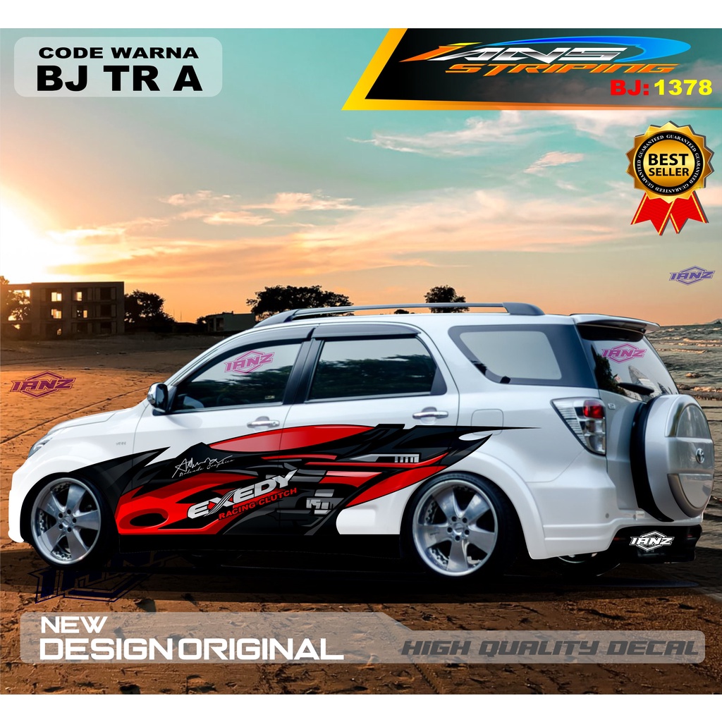 Jual Stiker Striping Mobil Terios Termurah Decal Stiekr Mobil Avanza