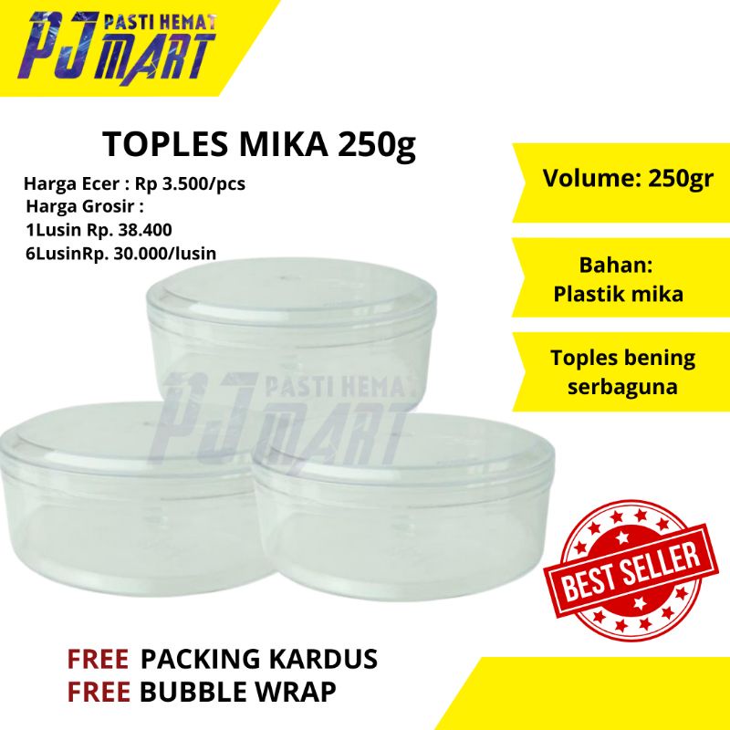 Jual Toples Mika Gr Toples Kue Kering Toples Hampers Murah