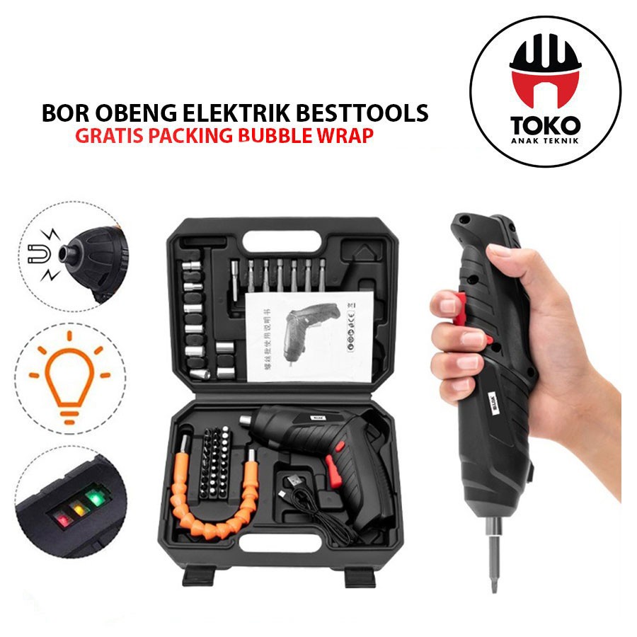 Jual Mesin Bor Obeng Elektrik Besttools Cordless Screwdriver Mesin