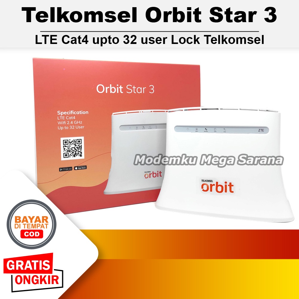 Jual Telkomsel Orbit Star Zte Mf U Modem Wifi Home Router G Jogja