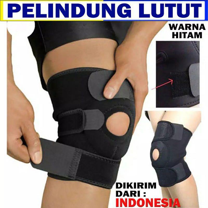 Jual Original Kneepad Aolikes 3 Strap Adjustable Aolikes Pelindung