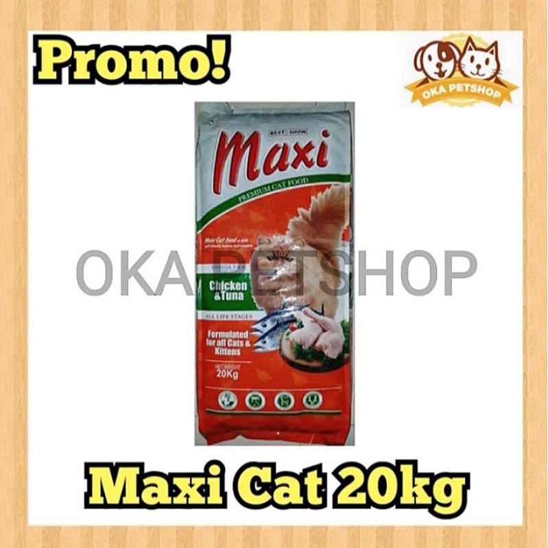 Jual Maxi Cat Kitten Adult Kg Ekspedisi Makanan Kucing Maxi