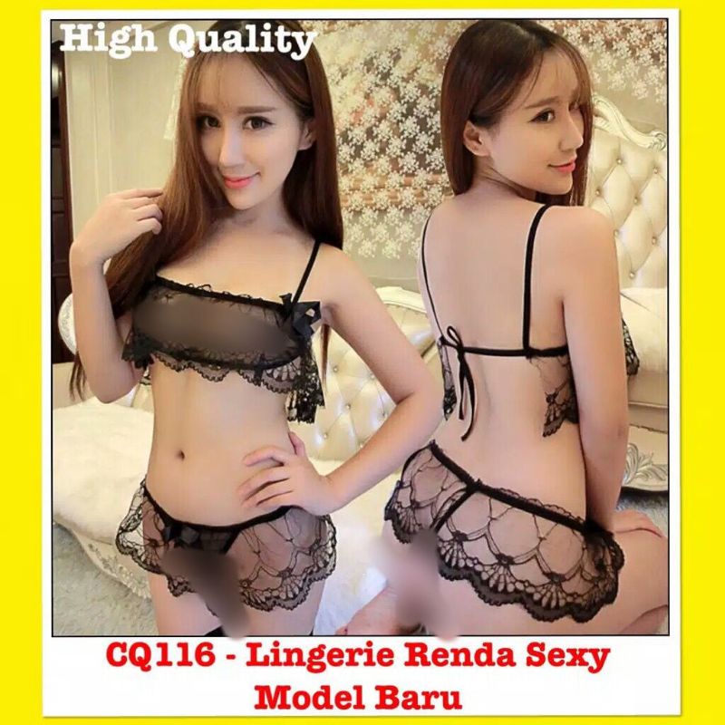 Jual Cq Pakaian Lingerie Sexy Renda Model Baru Serat Mesh Eksotis