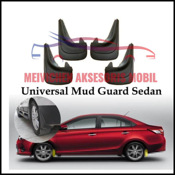 Jual Karpet Lumpur Spakbor Mud Guard Mobil Sedan Universal 4 Pcs