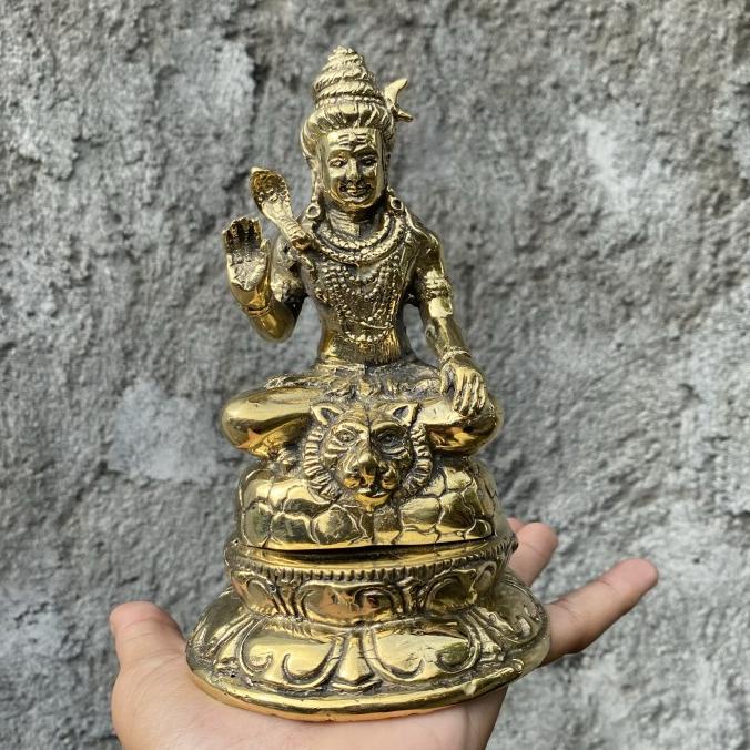 Jual Patung Dewa Siwa Kuningan Cm Patung Shiva Dewa Siwa Besi Siwa