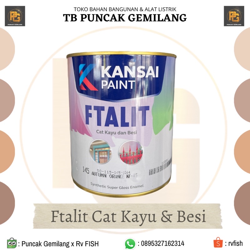 Jual Cat Besi Kayu Ftalit Gloss Kg Shopee Indonesia